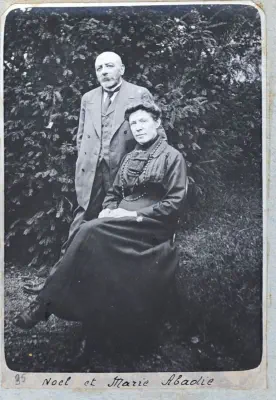 1910-env-Noël et Marie Abadie