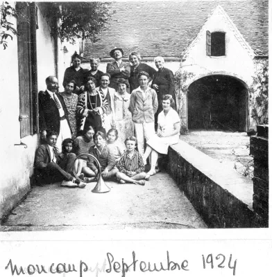 1924-Famille Moulonguet, Moncaup