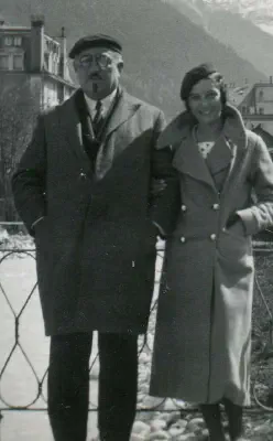 1933-Bertrand et Linou Fouga, Chamonix