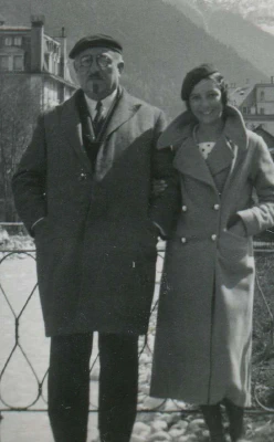 1933-Bertrand_et_Linou_Fouga_Chamonix