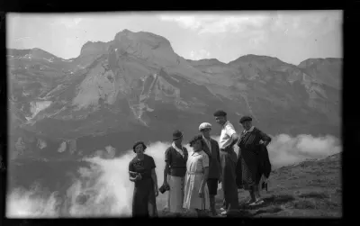 1935-Pic Du Ger Vu de l'Aubisque