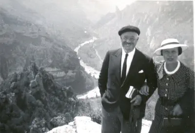 1936-Edouard et Valentine Loubiere