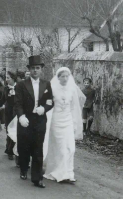 1937-Mariage J.Balmary&L.Fouga-1