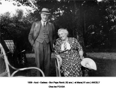 1938-René & Loulou Ancely 1938 Cadéac