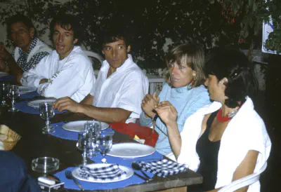 1988-07-Irène, Christine, Pierre, Bernard et MPV