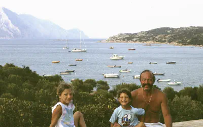 1990-env-Jacques Ancely et ses enfants