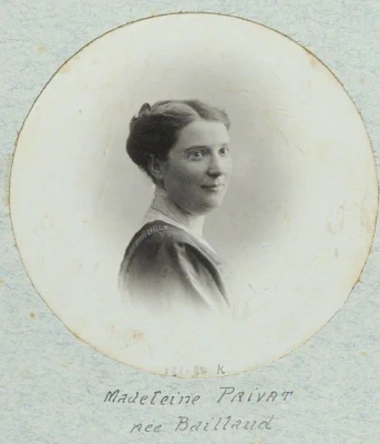 Madeleine Baillaud epouse Privat II Edouard